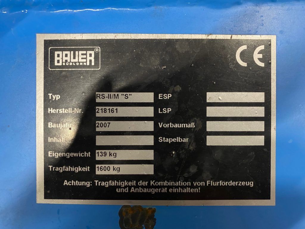 Bauer RS-II/M "S"