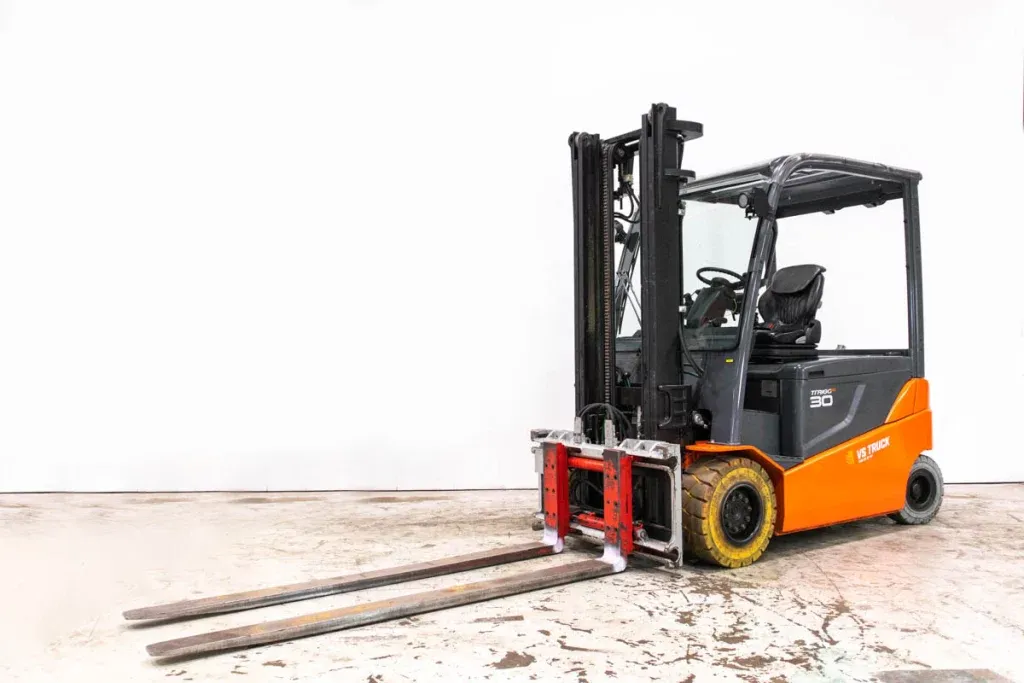 begagnad toyota el motviktstruck utan hytt