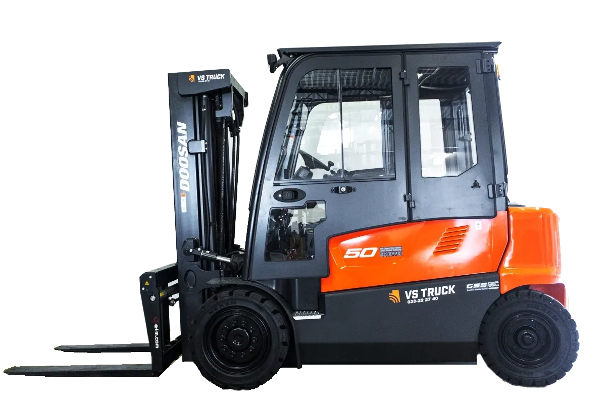 9546 doosan elmotviktstruck b50x-7 frilagd