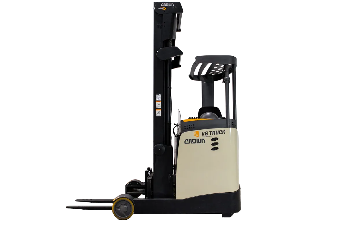 Crown ESR 5260 begagnad skjutstativtruck frilagd