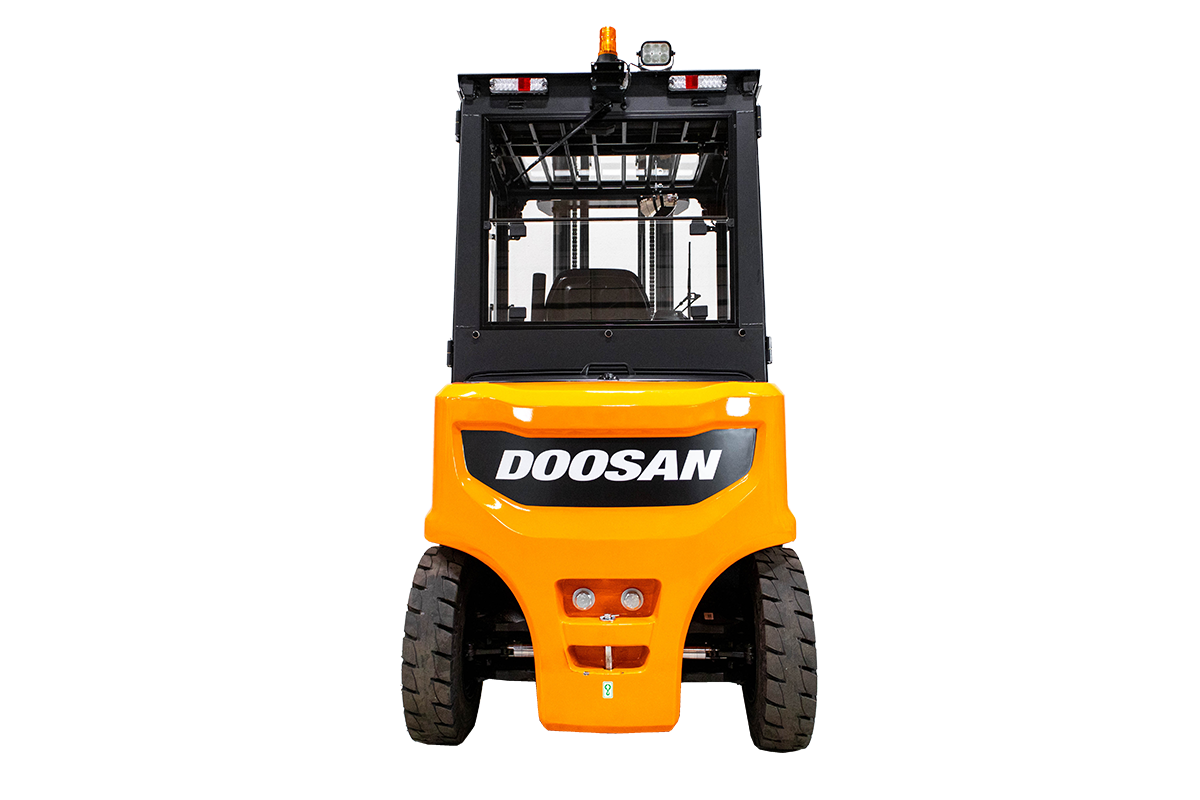 ny doosan b45x el motviktstruck med hytt