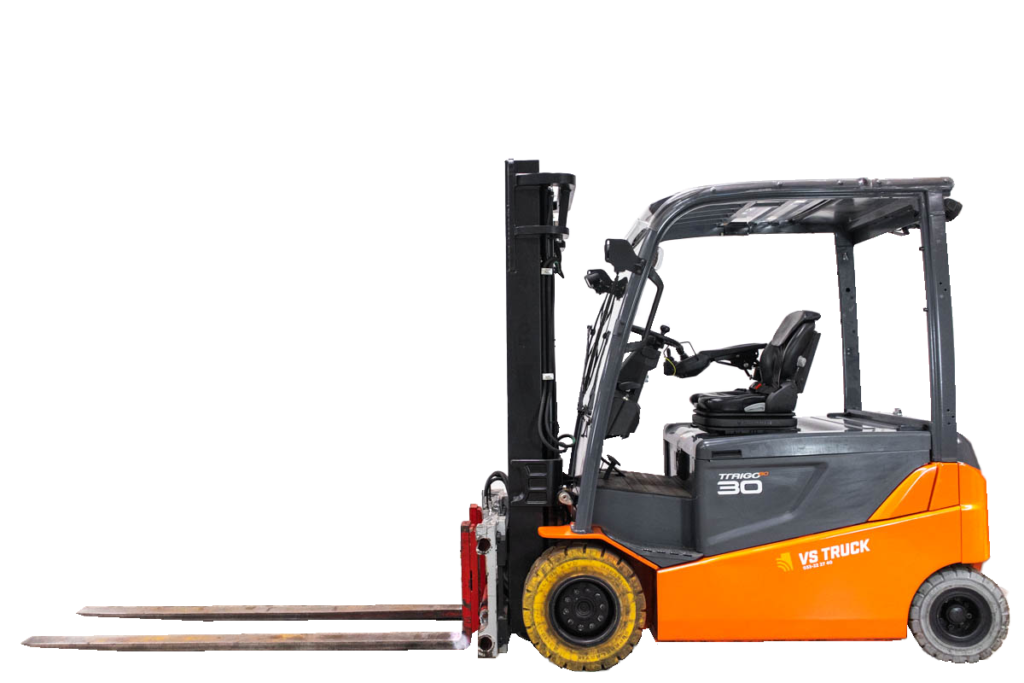 begagnad toyota el motviktstruck utan hytt