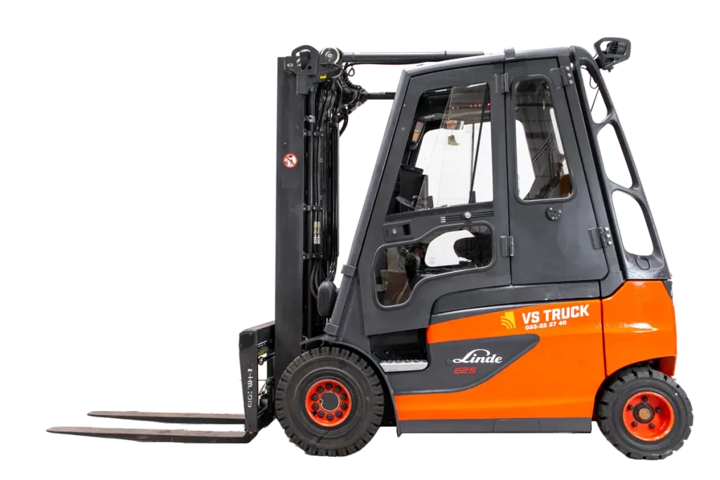 Linde e25 begagnad motviktstruck frilagd