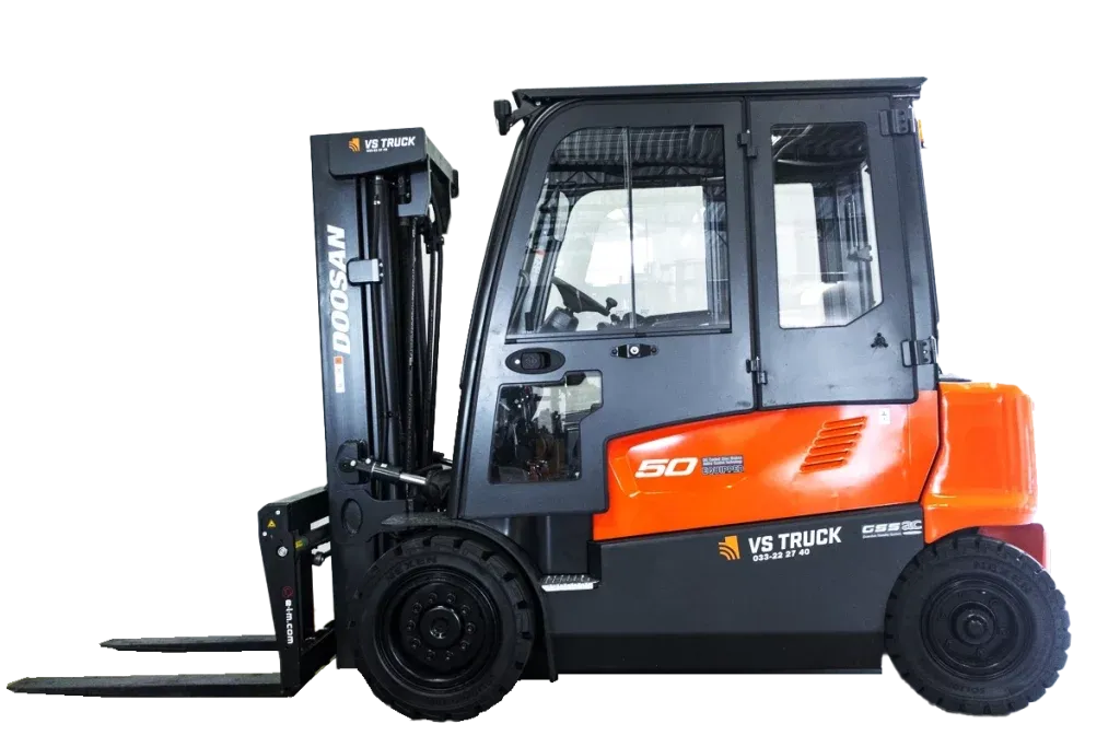 9546 doosan elmotviktstruck b50x-7 frilagd