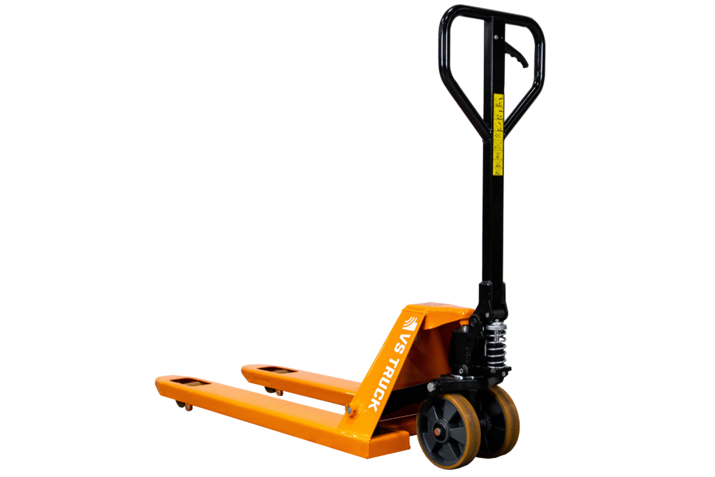 orange pallyftare singelhjul poly