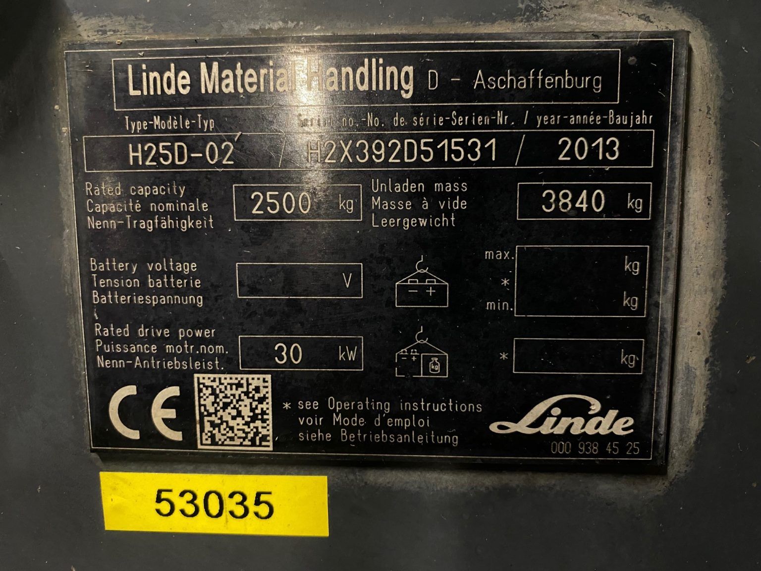 Linde H25D-02