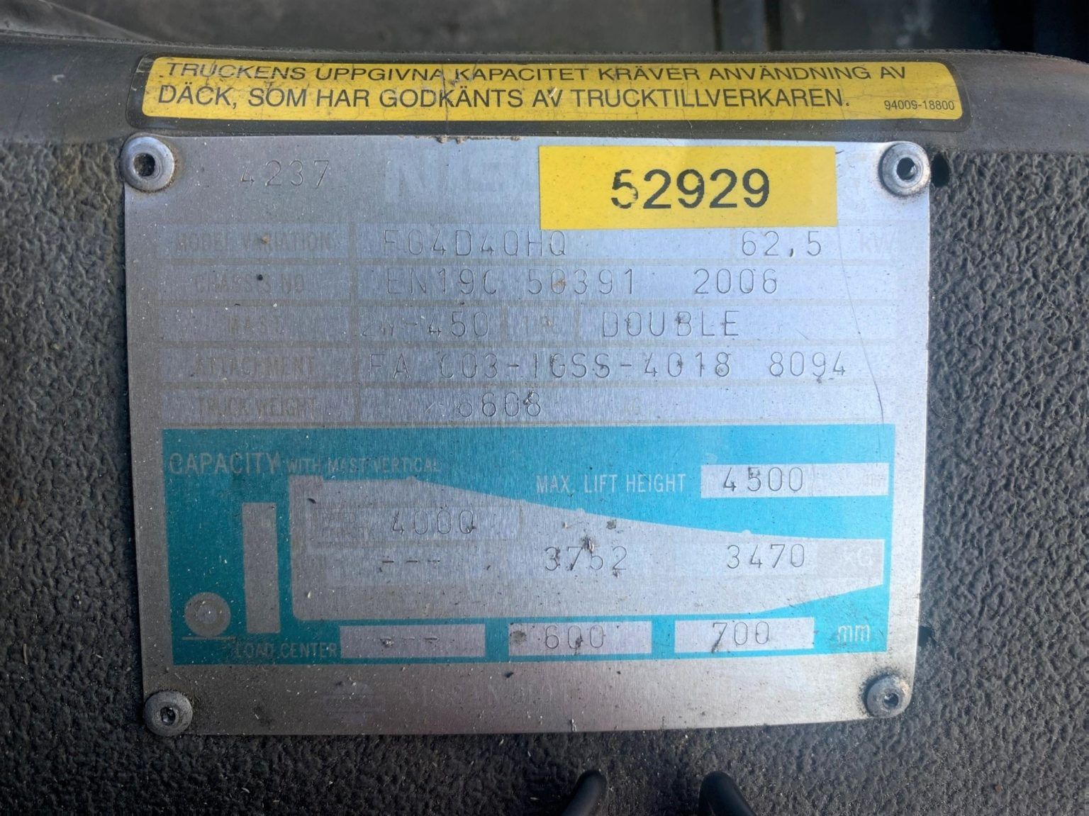 NISSAN F04D40HQ