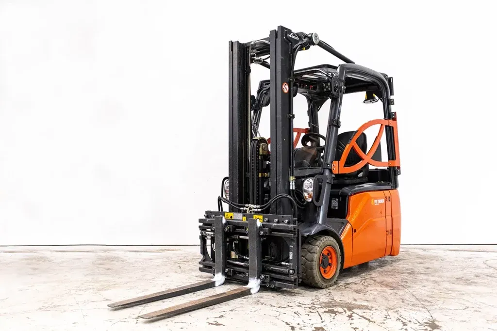 Linde E16 containergående el motviktstruck