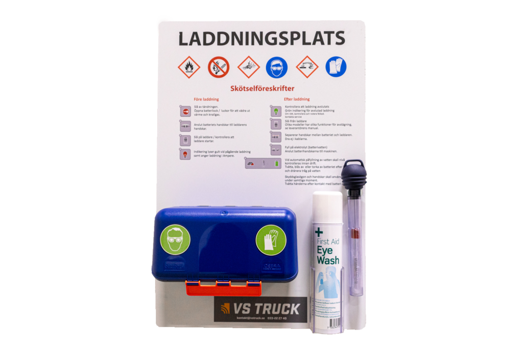 Komplett Laddplatstavla