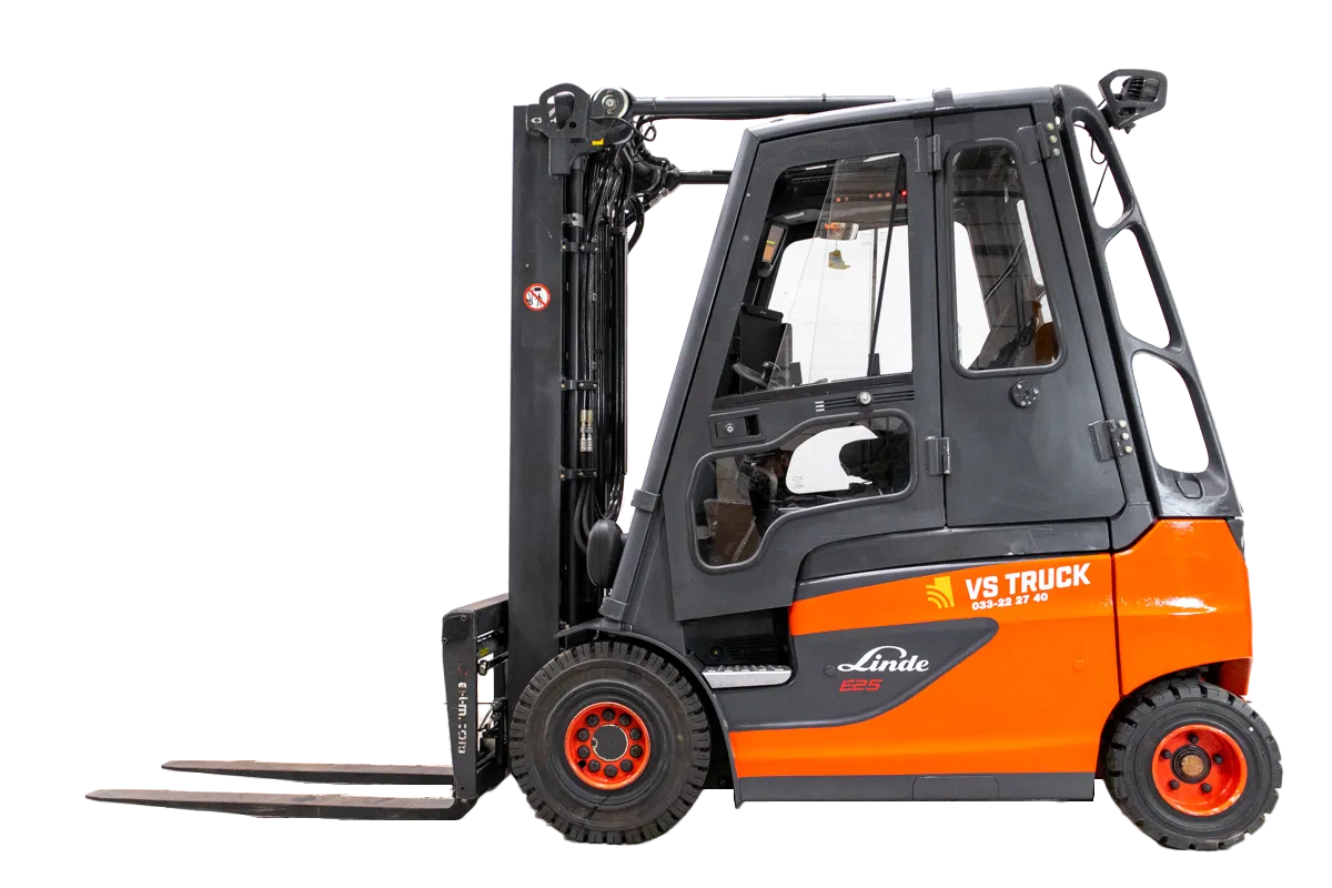 Linde e25 begagnad motviktstruck frilagd