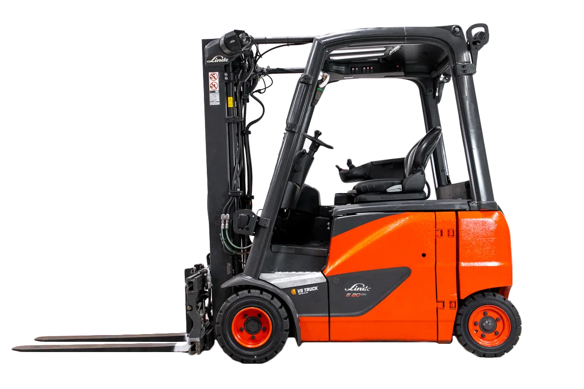 53205 Linde E20 PH-02 begagnad el motviktstruck frilagd