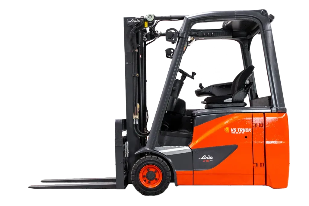 53201 Linde E16 begagnad motviktstruck frilagd