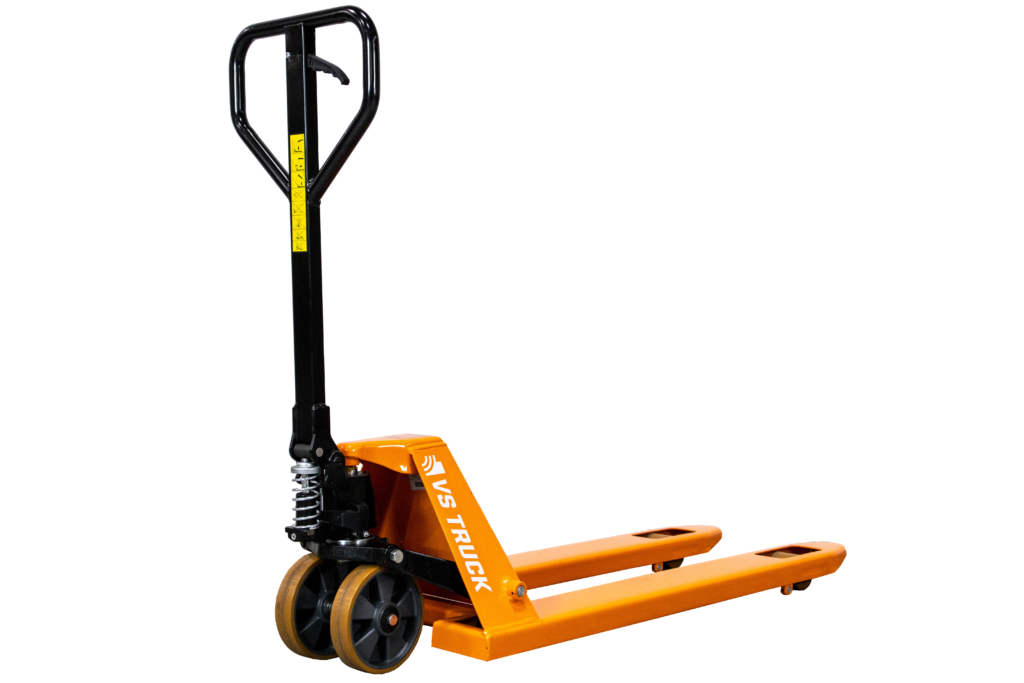 orange pallyftare singelhjul poly