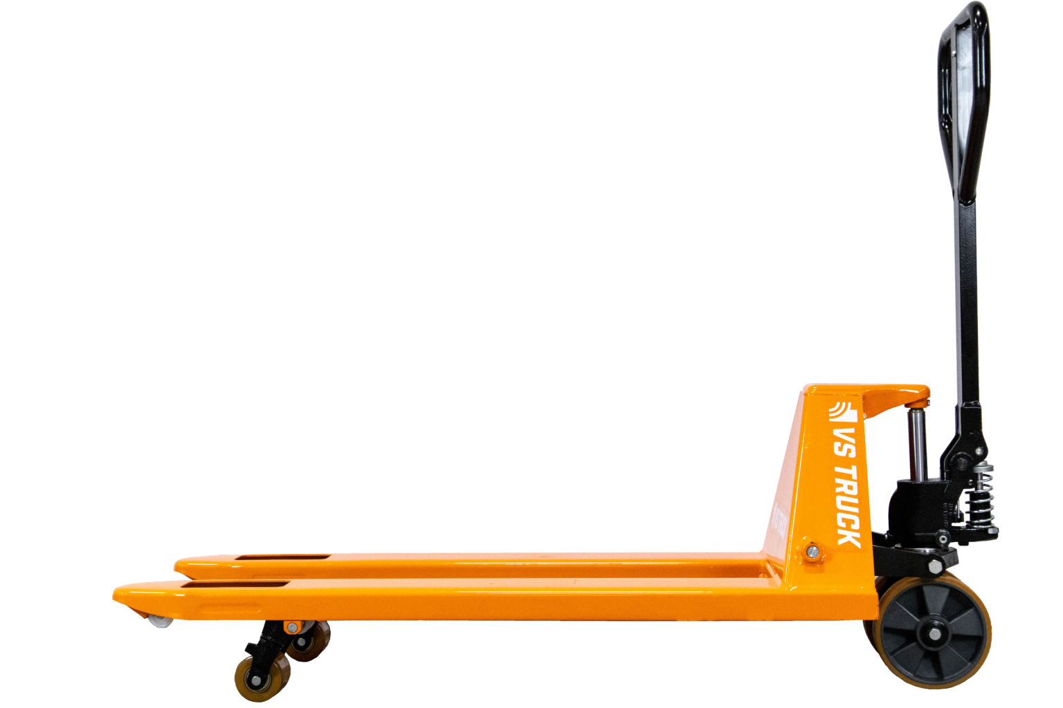 orange pallyftare singelhjul poly