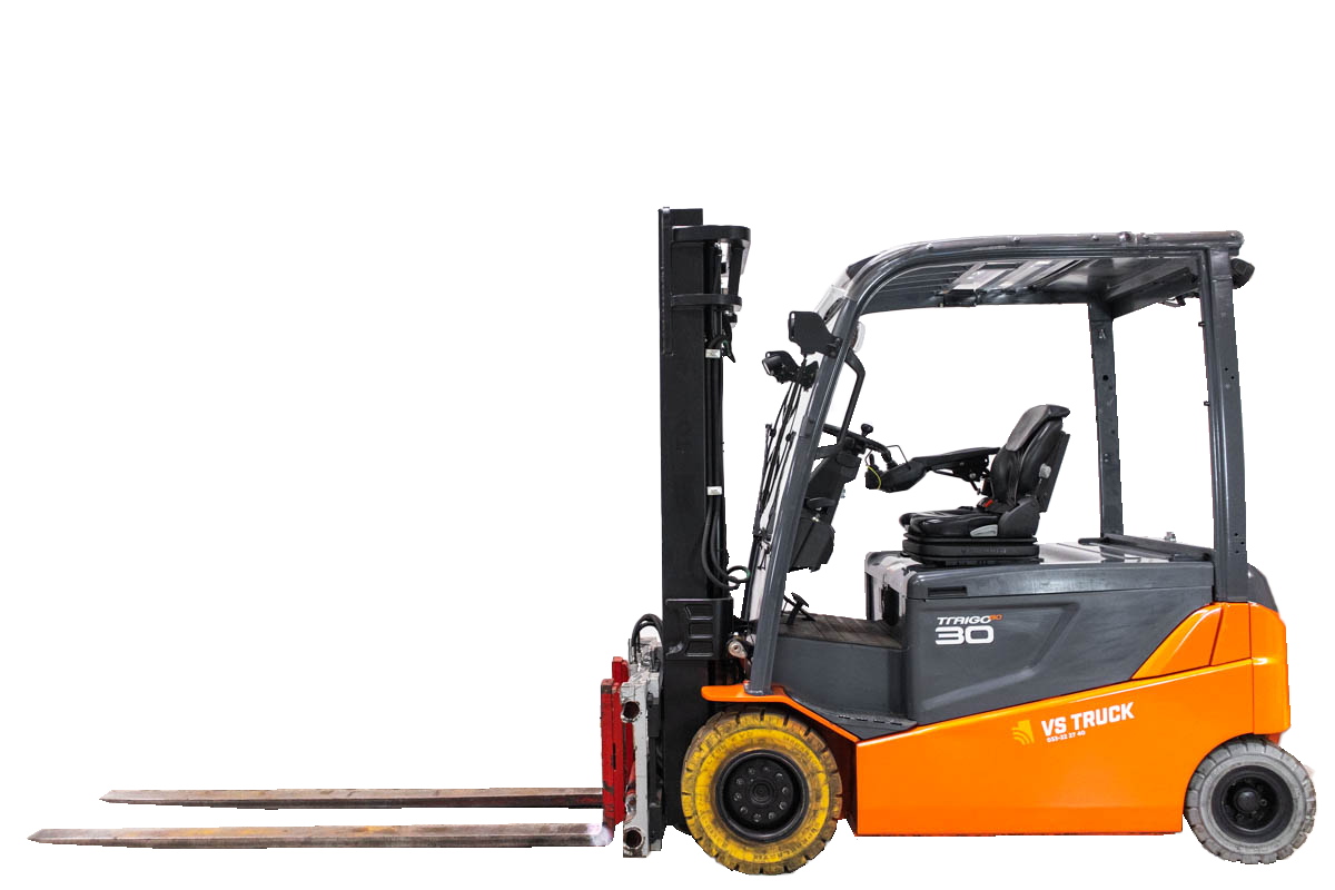 begagnad toyota el motviktstruck utan hytt