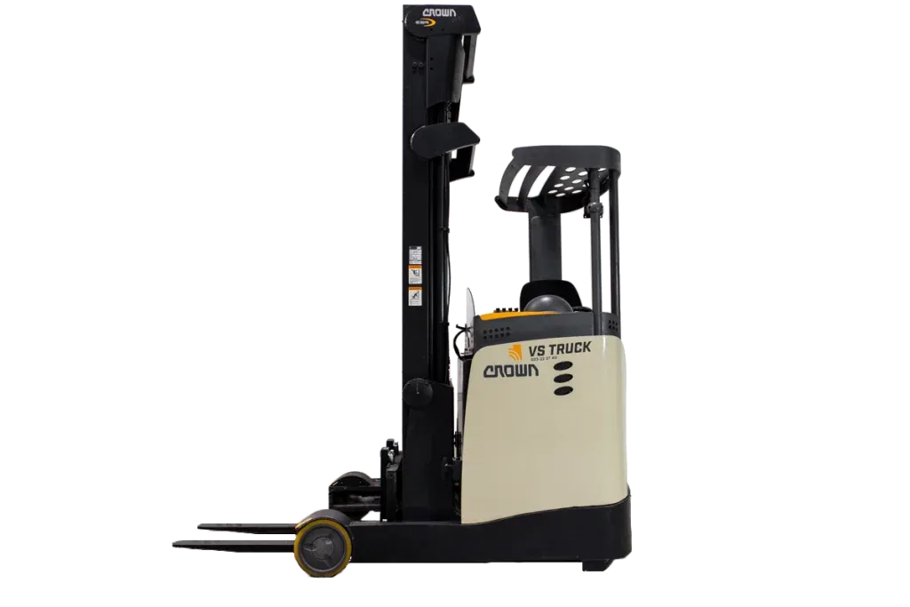 Crown ESR 5260 begagnad skjutstativtruck frilagd