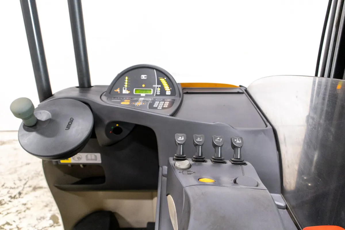 Crown ESR 5260 begagnad skjutstativtruck med minispakar
