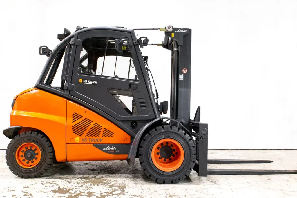 Linde H50D begagnad diesel motviktstruck