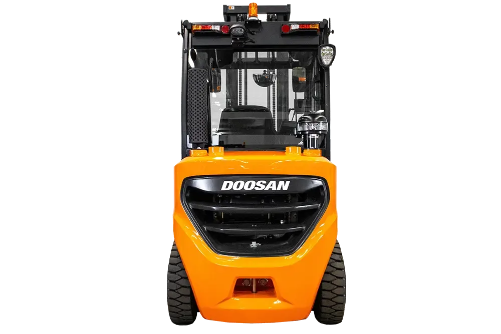 ny orange doosan motviktstruck för att köpa. hyra eller leasa
