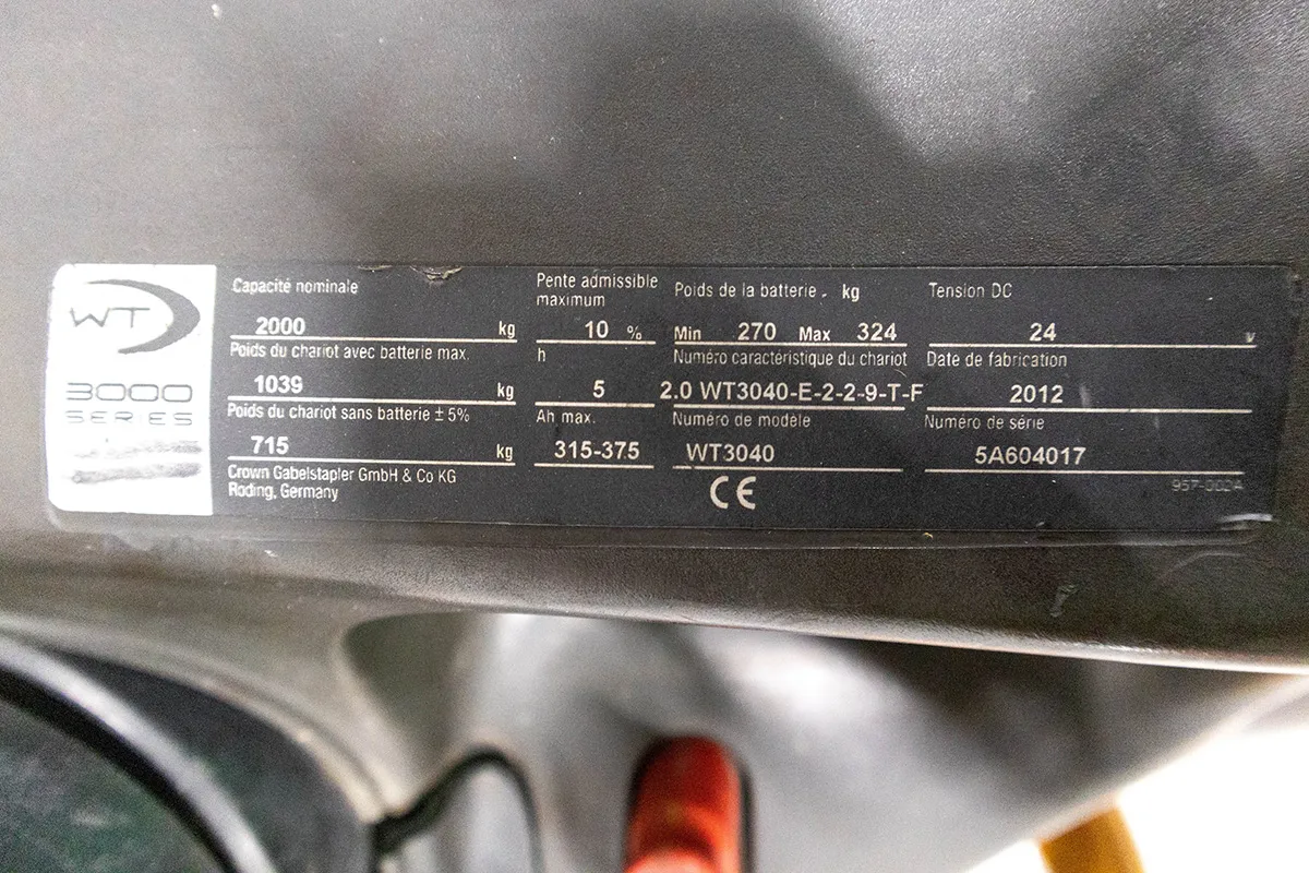Crown WT 3040-E (2400 mm)