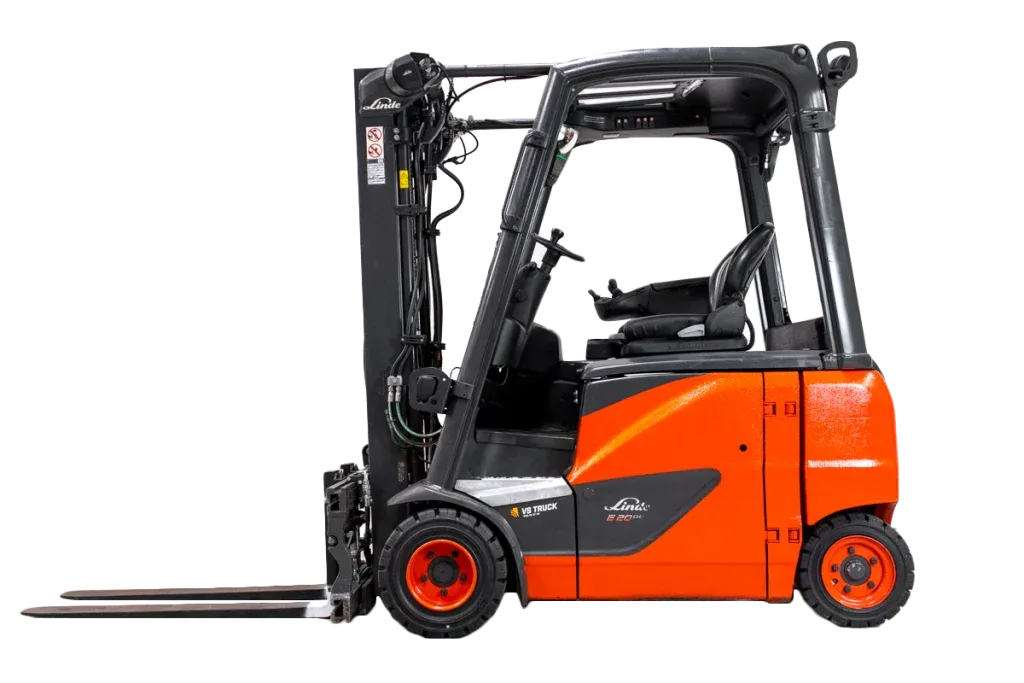 53205 Linde E20 PH-02 begagnad el motviktstruck frilagd