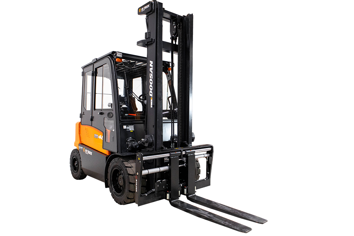 ny doosan b45x el motviktstruck med hytt