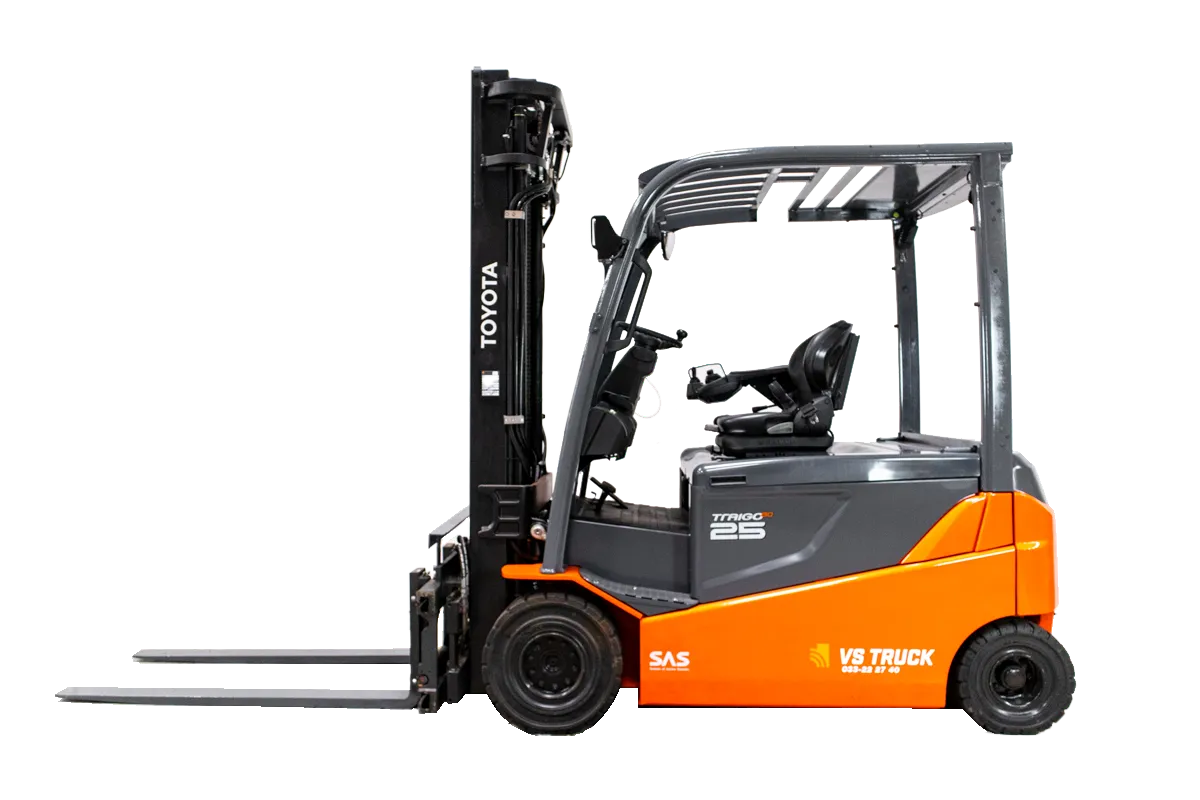 53074 Toytota Traigo 8FBMT25 begagnad motviktstruck frilagd