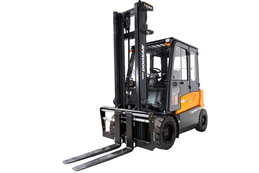 ny doosan b45x el motviktstruck med hytt