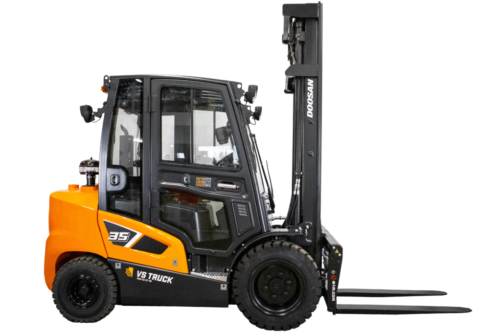 ny doosan diesel motviktstruck med hyttt