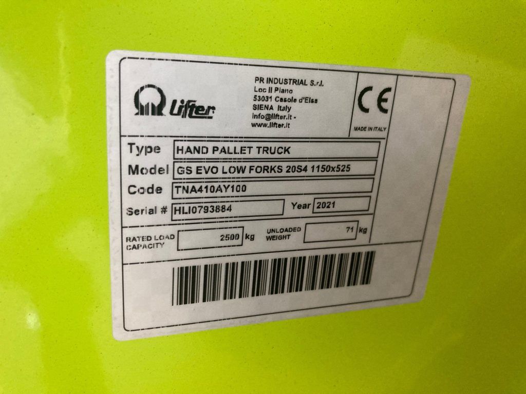 Pramac GS EVO low forks 20S2 1150x525