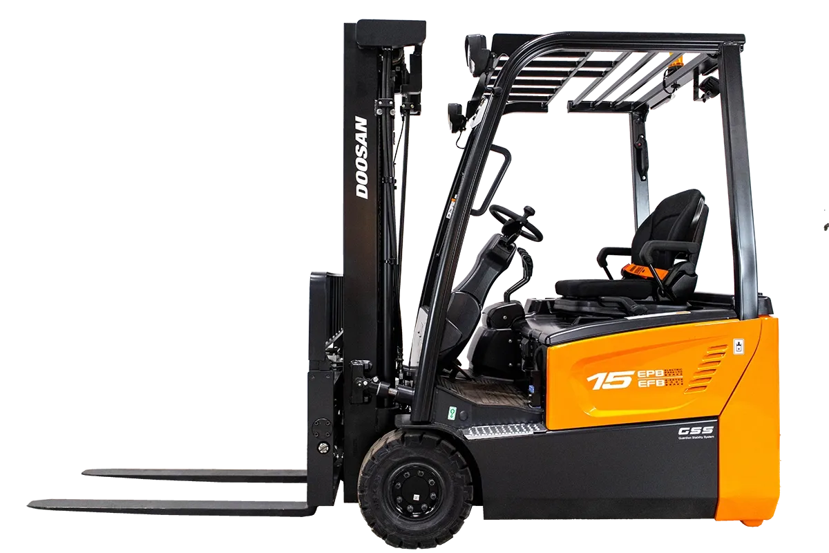 Ny doosan motviktstruck b15t-7 frilagd