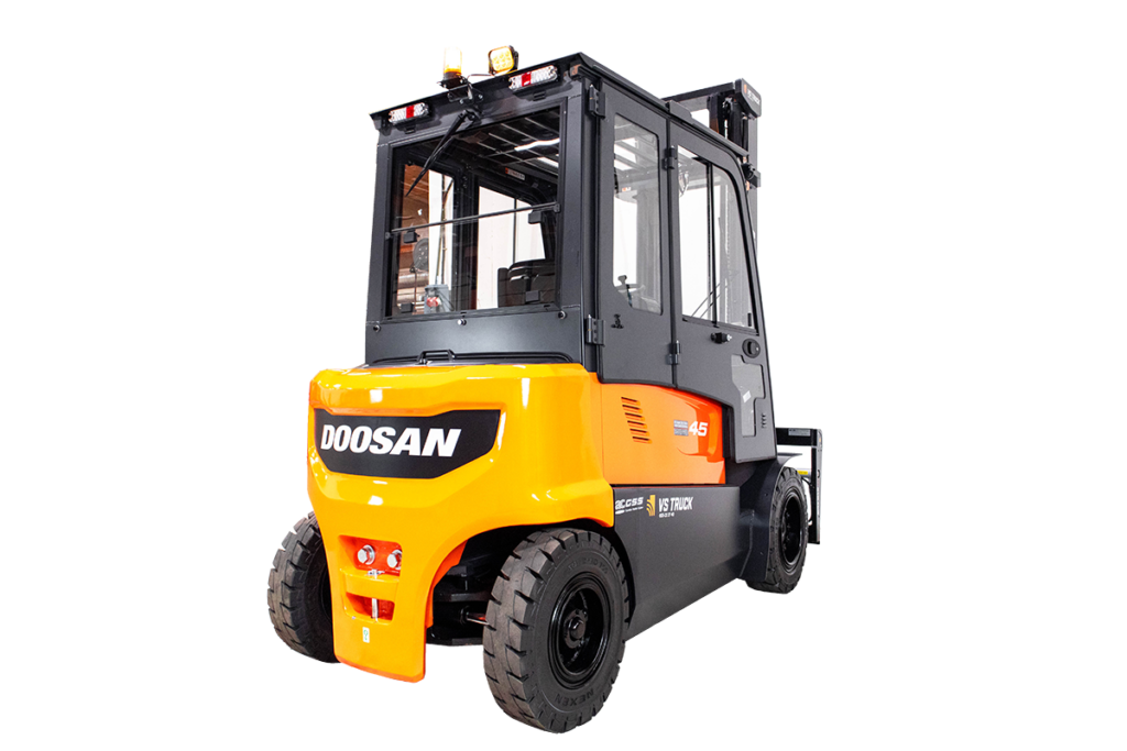 ny doosan b45x el motviktstruck med hytt