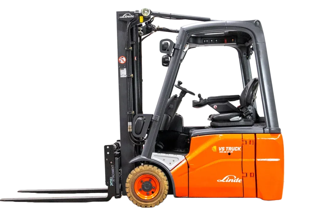 53202 Linde E16 H-02 begagnad el motviktstruck frilagd