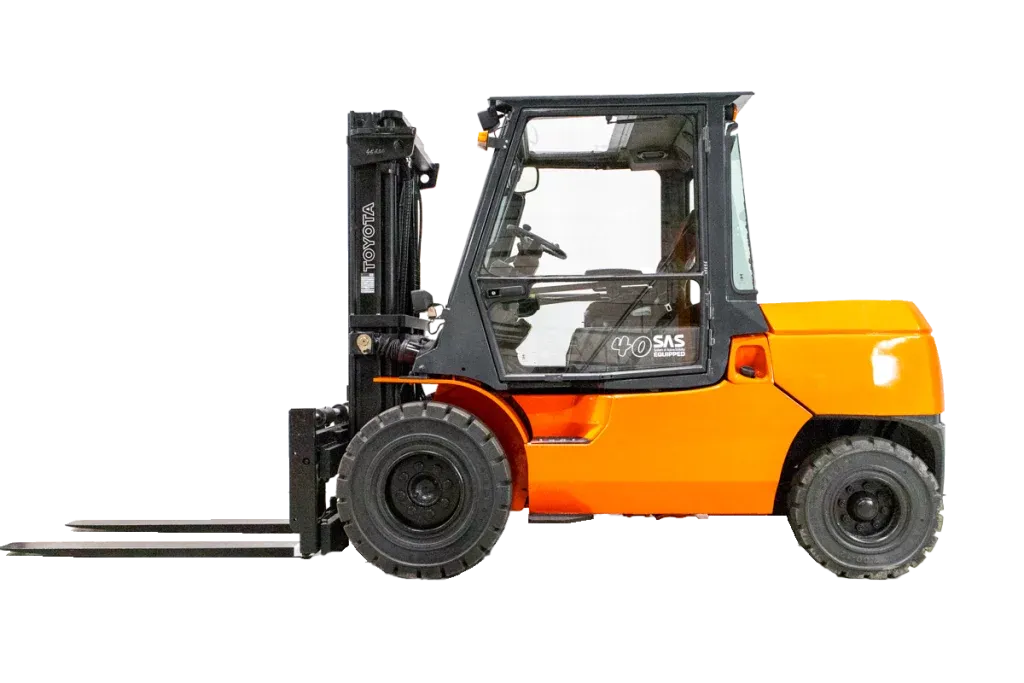 Toyota Tonero 8FBMT35 begagnad motviktstruck frilagd