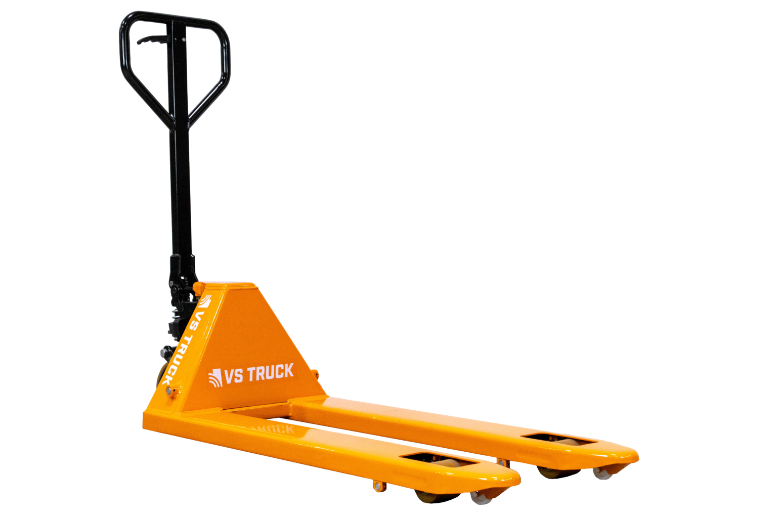 orange pallyftare singelhjul poly