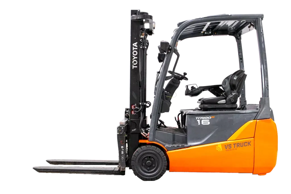 53109 begagnad motviktstruck Toyota 8FBET16 frilagd